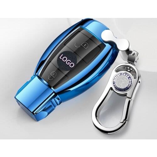 For Mercedes Benz Grade C glc260 glk300 gla200 TPU Womens wear Car Key Case Cover Shell Bag