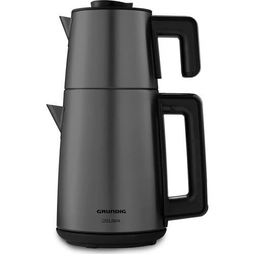Grundig TM 7981 1650 Watt Delisia Tea Machine,Double Heating System Tea Brewing Machine,Stainless Steel,Keep Warm Feature Of Tea