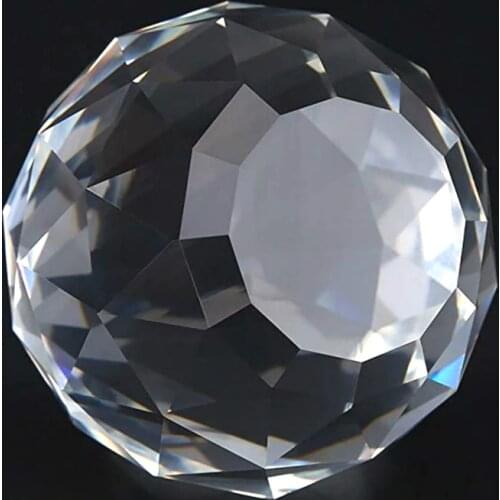 Crystal Faceted Ball Glass Balls Glass Crystal Pendants For The Chandelier Chandelier Parts Prism Suncatcher Hanging Pendants