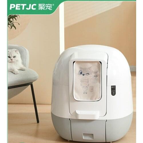 Intelligent automatic cat litter box fully enclosed cat litter machine deodorizing cat toilet electric poop shoveling machine