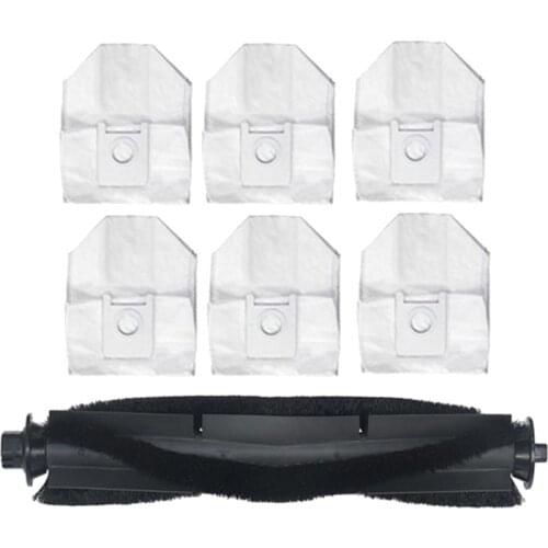 7PCS Roller Brush Main Brush Dust Bags for Xiaomi ROIDMI EVE Plus Robot Vacuum Cleaner Accessories