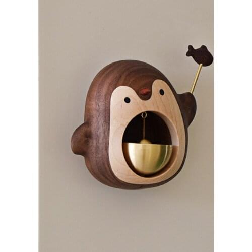 Kawaii Room Decor Wooden Doorbell Open The Door To Remind The Bell Home Decor Home Decoration Accessories Nordic Decor