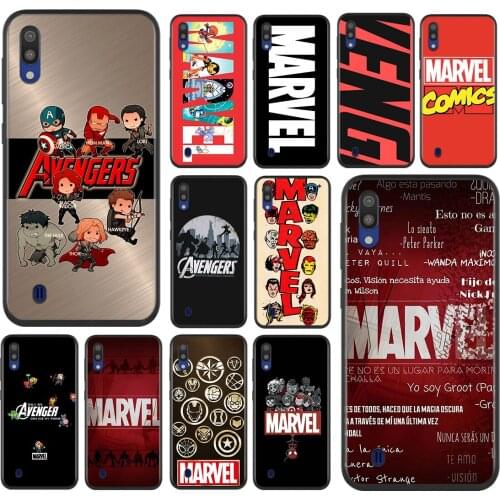 Marvel Avengers Logo Superhero For Samsung A90 A80 A70 S A60 A50S A30 S A40 S A2 A20E A20 S A10S A10 E Soft Phone Case