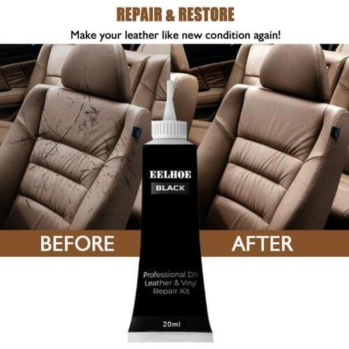 Leather Repair Kit Refurbishing Cleaner Repair Cream Decontamination For Leather Car Seat Home Leather Furniture Purse