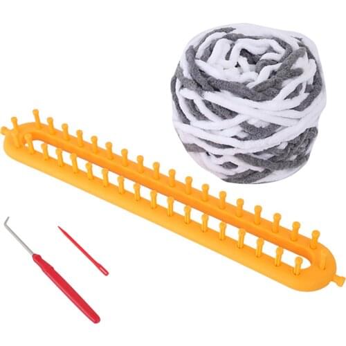 DIY Knitting Kit Needlework Classical Knitter Wool Scarf Shawl Hand Weaving Tools Handmade Lazy Tools for Beginners PAK5