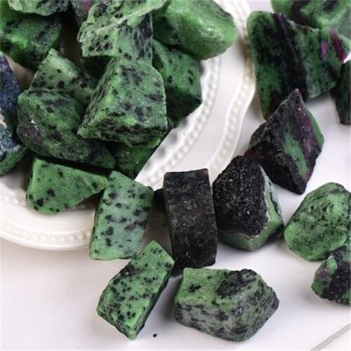 1pcs natural quartz raw jewelry crystals healing stones reiki ruby zosite rough for Home Decoration