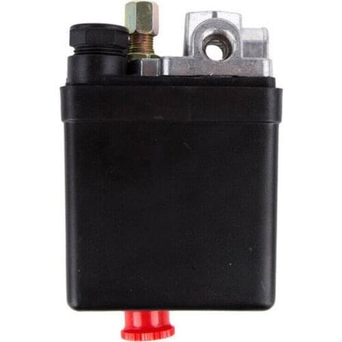 1/4 Inch Normally Closed 220/380V 20A 90-125PSI For Air Compressor Pressure Control Switch Valve Plastic Shell