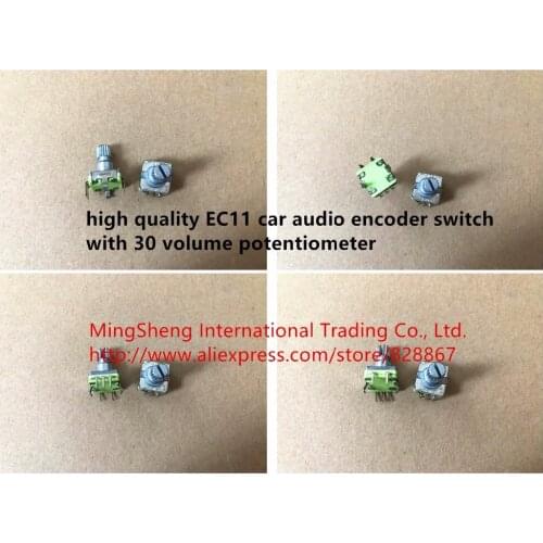 Original new 100% high quality EC11 car audio encoder switch with 30 volume potentiometer