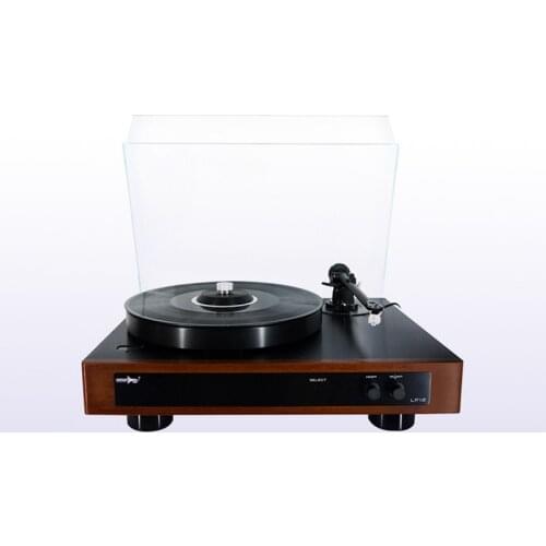 Amari vinyl record player LP-12s magnetic levitation turntable with tonearm cartridge, sing-and-play disc suppression governor