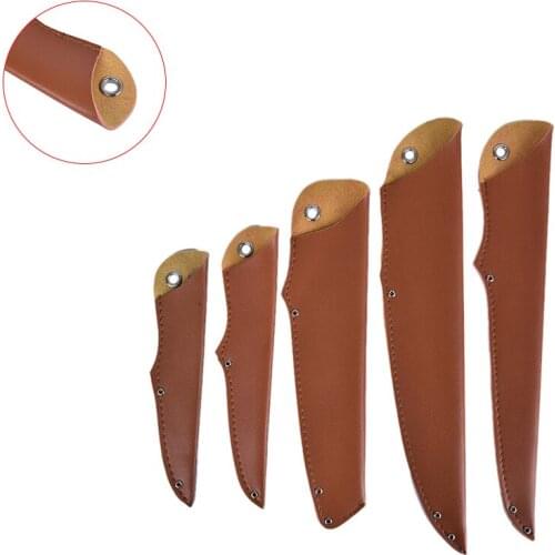 PU Faux Leather Universal Knife Sheath Family Portable Fruit Knife Multi-purpose Knife Knife Cover 1PC