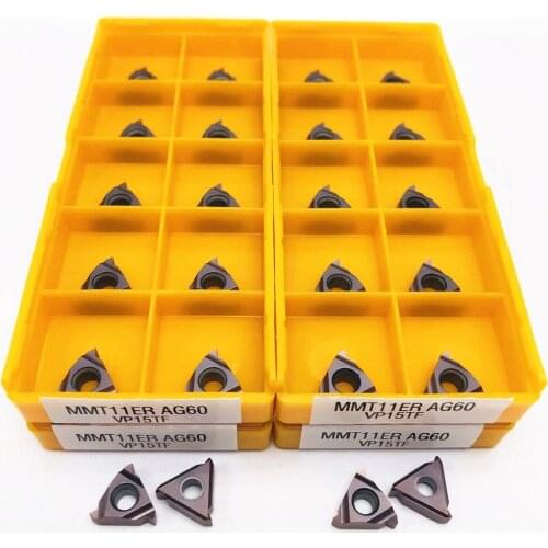 MMT 11ER AG60 VP15TF Thread Turning Tool Cutting Tool External Thread Carbide Thread Insert Lathe Parts Tool MMT Turning Insert