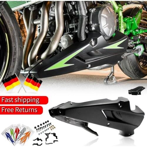 Z 900 Bellypan Engine Spoiler Fairing Body Frame Kit Lower Panel Belly Pan For 2017 2018 2019 Kawasaki Z900 Accessories Black