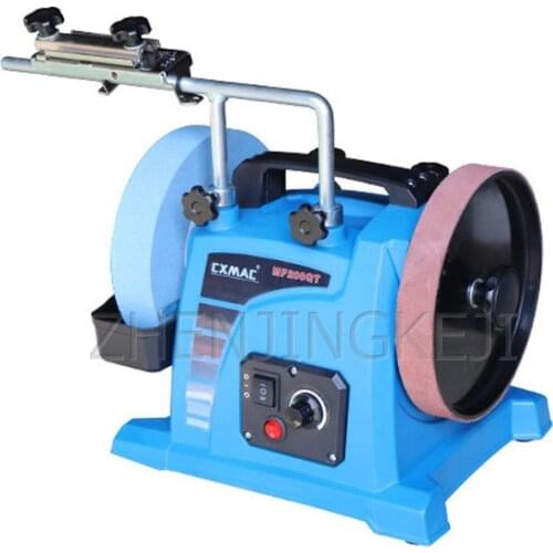 8 Inches Water Cooling Multipurpose Sharpener Speed Regulation Low Speed Water-cooled Grinder Polisher 220V Sharpening Tools
