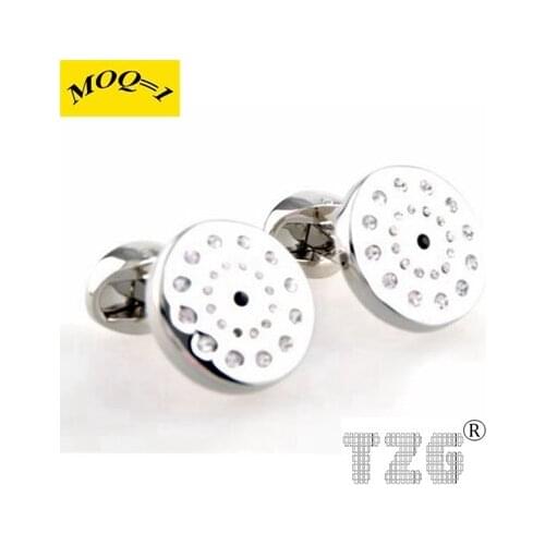 TZG11109 Stone Cufflink Cuff Link 1 Pair Free Shipping Promotion