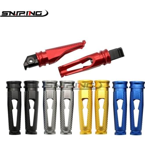 Universal Motorcycle Rear Footrests Pedal For Honda CBR1000RR CBR600RR 2005 - 2018 CB600 F4I F4 CBR600 RR Footrest Foot Pegs