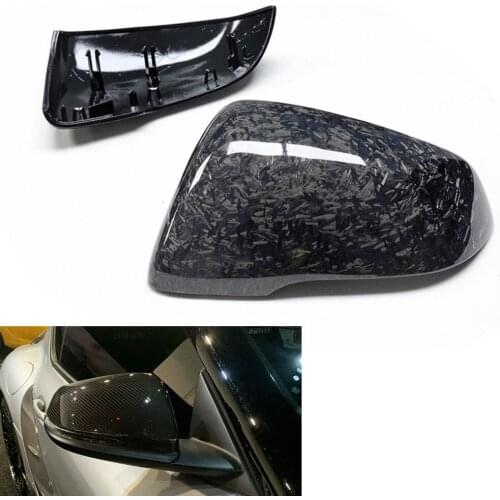For Toyota GR Supra 2018-2020 Z4 Replacement Carbon Fiber Car Exterior Door Window Side Rear View Mirror Cover Caps