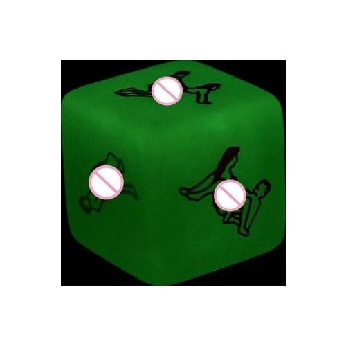 1PCS Glow In The Dark Erotic Dice, Night Lights Love Dice of Sex Fun Toys, Noctilucent Sex Dice of Adult Sports Entertainment