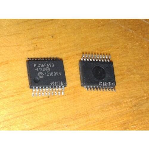 10/PCS NEW SMD PIC16F690-I/SS Ssop20 Dense Foot Package Microcontroller Single Chip Microcomputer Chip