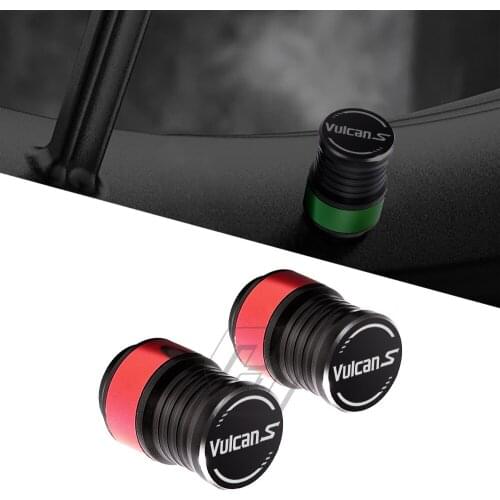 Motorcycle Accessories Wheel Tire Valve Caps Covers Case for Kawasaki Vulcan S 650 All Year