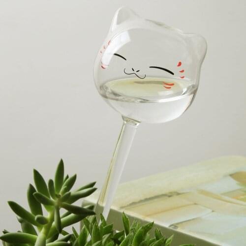 Cat Teacher Auto Drip Irrigation System Automatic Watering Spike Plants Flower Indoor Household Waterers Bottle Wholesale JU0174