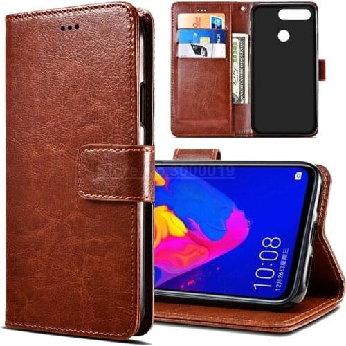 For Huawei View 20 View20 Case Luxury Embossing Flip PU Leather Wallet Phone Back Stand Cover For Huawei View 20 Cases 6.4 Inch