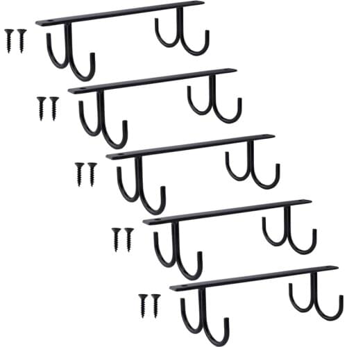 Mug Holder,Cabinet Hook Mug Rack,Coffee Cup Holder, Rustic Mug Tree for Small or Large Coffee Mug, Wine Beer Mug(5 PCS)