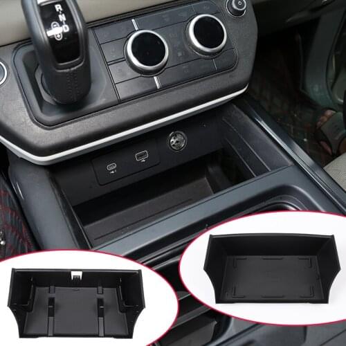 Car Central Storage Trim For Land Rover Defender 90 110 2020-2022 ABS Accessories Multifunction Phone Storage Box Car decoration