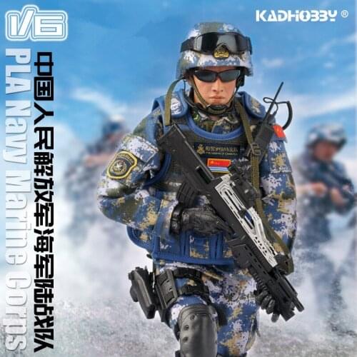 PLA Navy Peace Mission Action Figures PNMC ABS Movable Joints Full Set Toys DIY Scene Doll