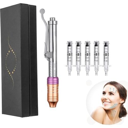 High Pressure Hyaluron Pen for Anti Wrinkle Lip Lifting HA Collagen Crosslinked Hyaluronic Acid Meso Gun Injector Lip Injection