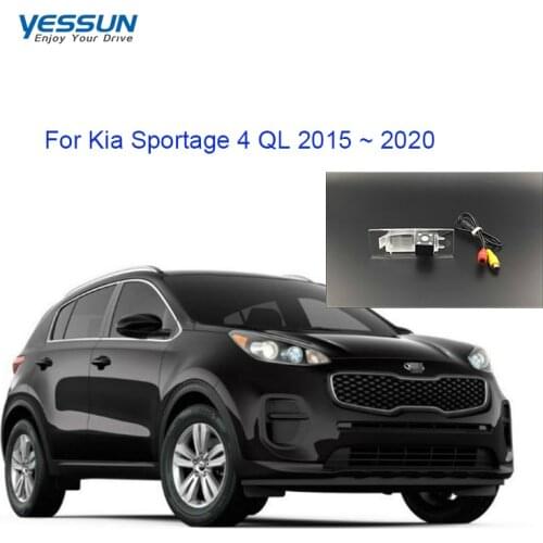Yessun car License plate cameraFor Kia Sportage 4 QL 2015 ~ 2020 Car Rear View camera Parking camera