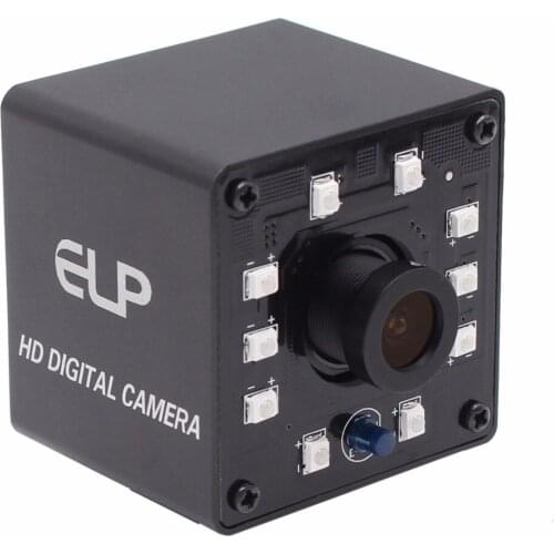 ELP 480P 300K Pixels OV7725 Mini CCTV Webcam Day Night Vision Infrared Led CMOS IR CUT USB Camera for ATM Machine