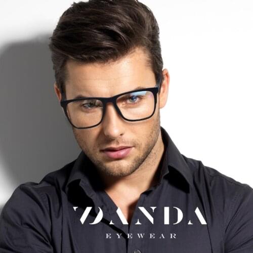 2020 Men Anti Blue Light Glasses TR90 Optic Frame Rectangle Anti Reflective Eyeglasses For Computer UV400 Prescription Lenses