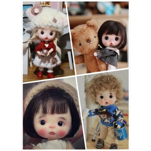 OB11 doll head customization 1/8 BJD dolls OB doll head DIY polymer clay 20200312