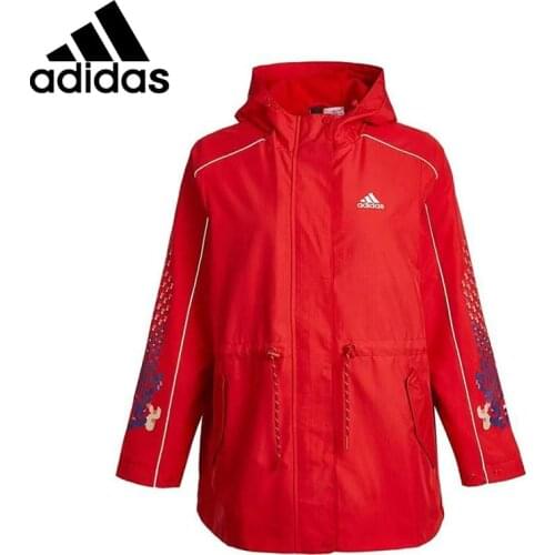 Original New Arrival Adidas CNY JKT WARM Womens jacket Hooded Sportswear
