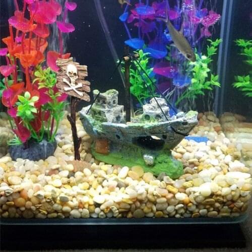 50LB Shark Warning Signs Funny Aquarium Landscape Ornaments Crafts Aquarium Decorations Small Fish Tank Decorations Fish Hiding