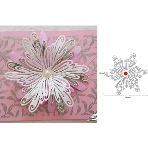 Flower Petal Frame metal cutting dies cut dies Scrapbooking Diy craft paper knife mould blade punch stencils dies Embossing Dies