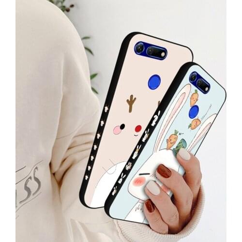 Silicone Soft TPU Phone Case For Huawei Honor 8A 8X Max 9X Pro 9A 9C TPU Bumper Phone Cover For Honor View V10 20 V30 V40