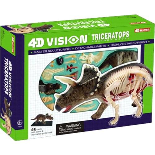 Triceratops 4D MASTER puzzle assembly toy animal small dinosaur organ anatomy medical teaching model