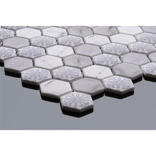 Mosaic tiles for kitchen and bathroom walls
