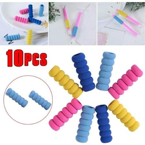 10 Pcs Anti-slip Sponge Pen Sleeve 5D DIY Diamond Embroidery Tools Pen Cover Cross Stitch Accessory Diamond Painting Pen Tools