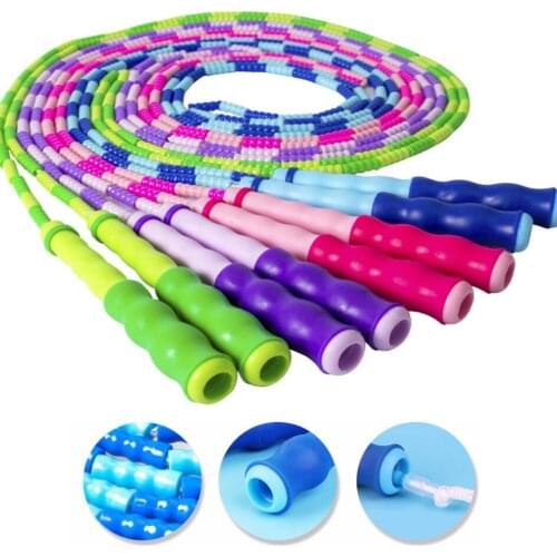 2.8M Children Bamboo Skipping Rope Women No Knotted Adjustable Jumping Rope Gym Exercise Weight Loss Sports Fitness Equipment