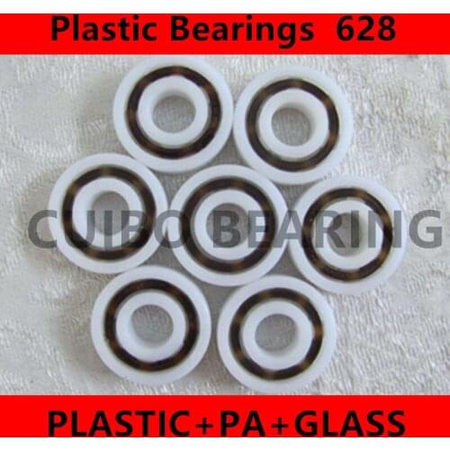 628 POM Plastic bearings 628 PA Glass Balls size:8x24x8mm
