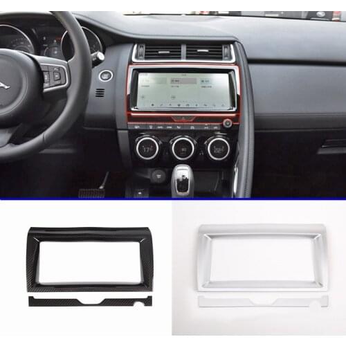 For Jaguar E-PACE E PACE 2018-2019 Car Interior Navigation Frame Trim Car Accessories