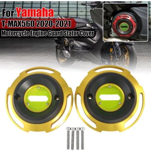 For YAMAHA TMAX560 T-MAX560 2021 2020 T MAX Tmax 560 Motorcycle CNC Engine Stator Cover Crash Pad Slider Falling Protector Guard