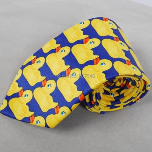 How I Met Your Mother cosplay Ducky Tie HIMYM Marshall Polyester Barney Duck Tie Duckie Neck