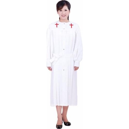 Christian clothing poetry choir Wear High quality Church Dress Jesus Class Service Wear Holy Garments Nun Costume Robe gown