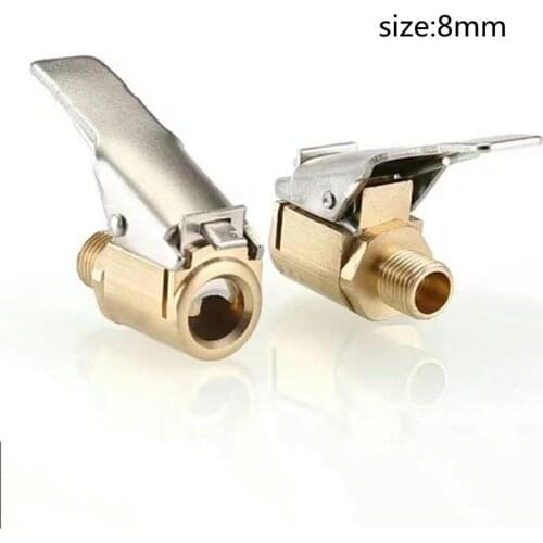 Auto parts tools, car air pump air nozzle adapter, pure copper thread press automatic fast charging head