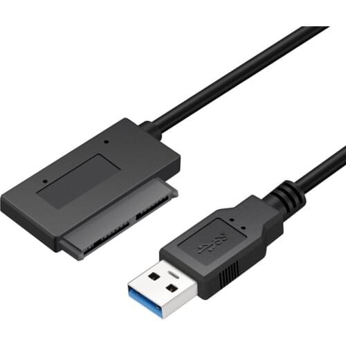 CYSM 10cm USB 3.0 to Micro SATA 7+9 16 Pin 1.8" 90 Degree Angled Hard Disk Driver SSD Adapter Cable