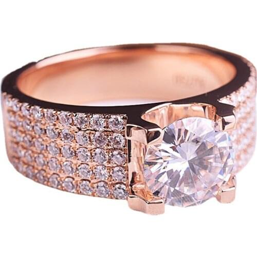 Original Design Real S925 Sterling Silver Ring Men Women Rose Gold Bull Head Luxury Engagement Wedding Jewelry Exquisite Elegant