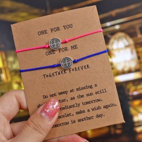 ZOSHI 2pcs Infinity Handmade Bracelet Set Friendship Bracelet Set Infinity Love Couples Bracelet Set Infinity Jewelry